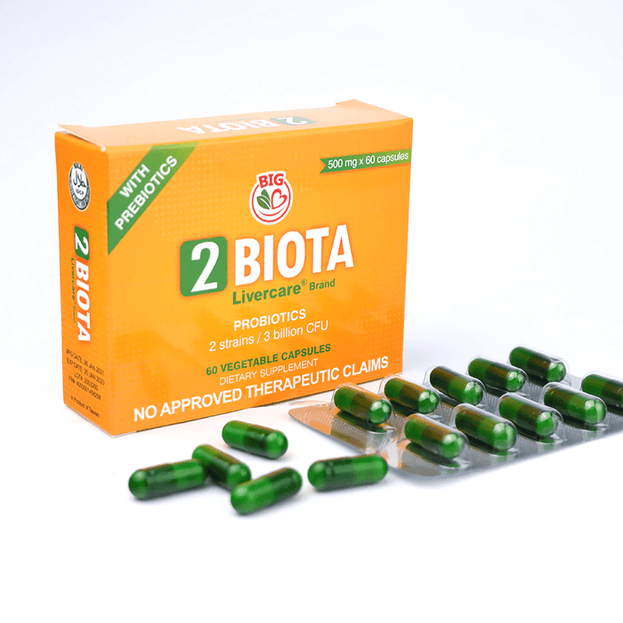 2 BIOTA Livercare Probiotics with Prebiotics Capsule